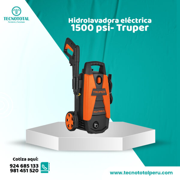 Hidrolavadora eléctrica 1500 psi Truper
