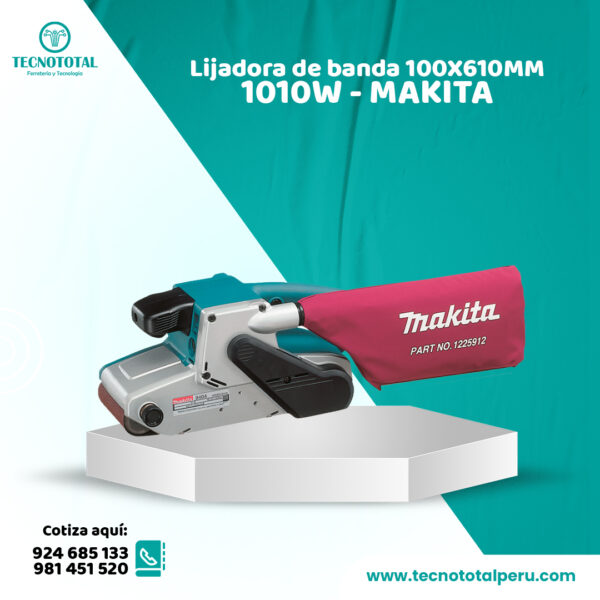 Lijadora de banda 1010W - Makita