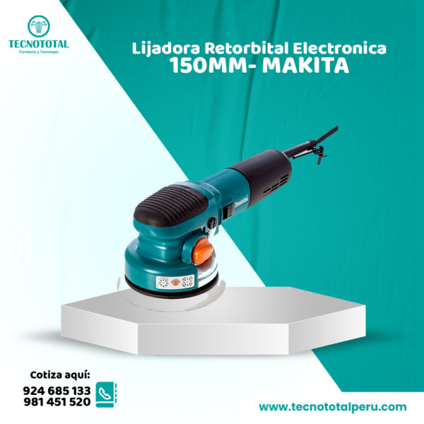 Lijadora retorbital electrónica 150MM Makita