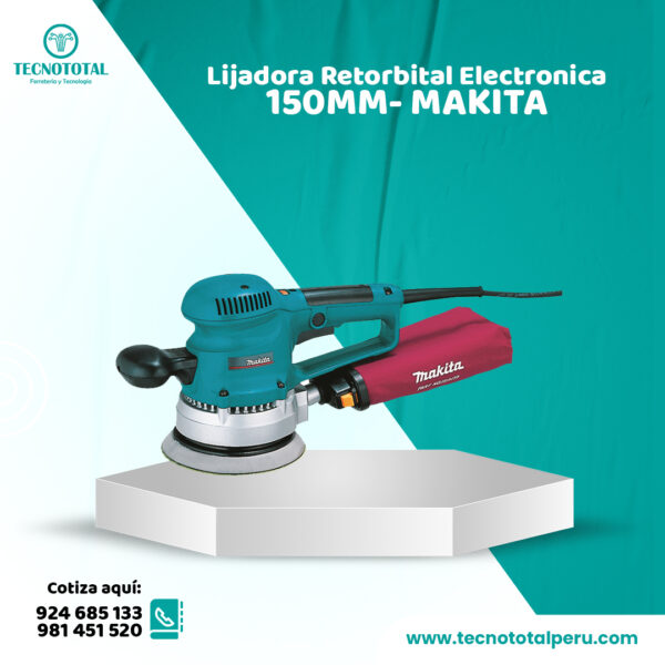 Lijadoras orbital aleatorias de 2.7 amperios - Makita