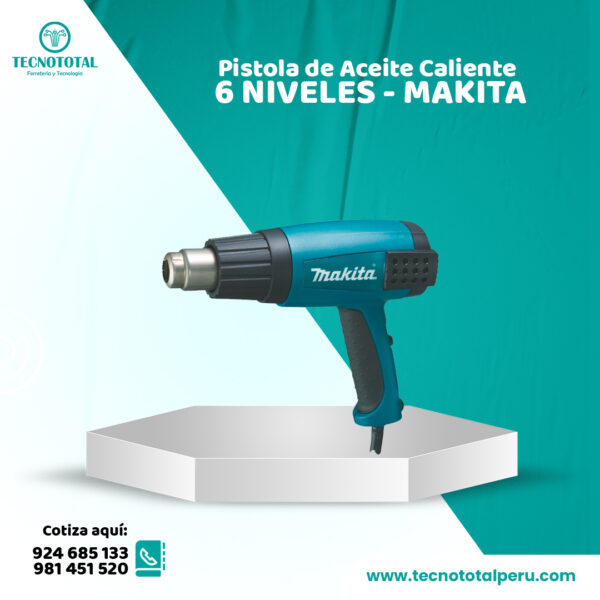 Pistola de calor 2000W/ 50 - 650ºC Makita