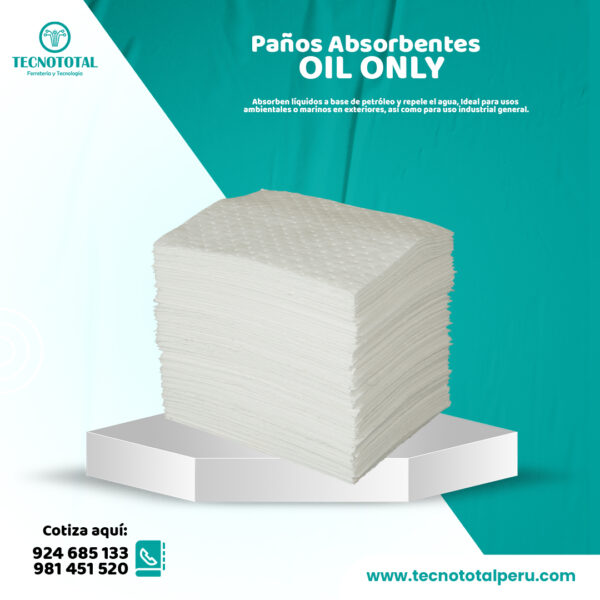 Paño Absorbente Oil Only SM50 Portwest