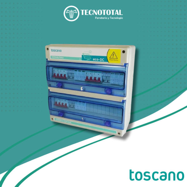 Tablero para paneles solares con protección fusible, 3 string 3 MPPT - TOSCANO cod. 10003333