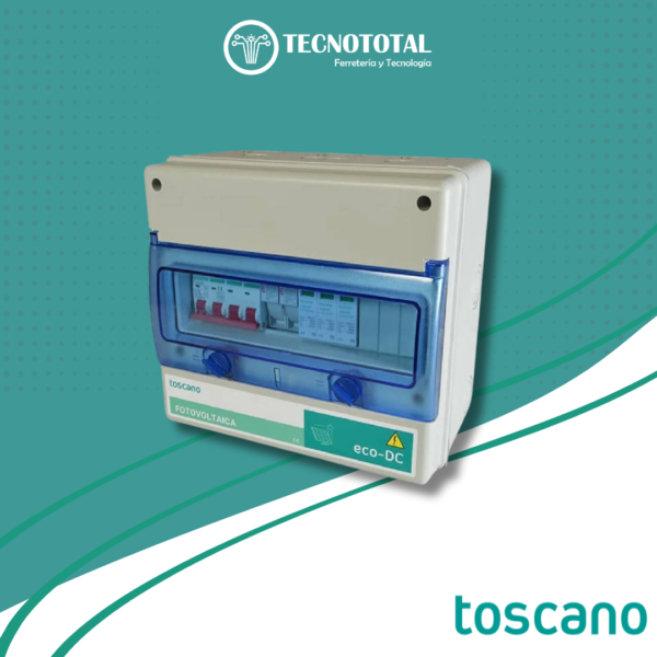 Tablero para protección de paneles solares, 3 string 1 MPPT - TOSCANO cod. 10002991