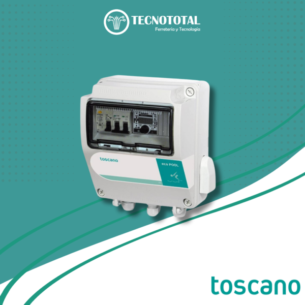 Cuadro digital de protección y control de 1 bomba, 0-14A, monofásica, 230Vac, trafo. 100W-TOSCANO 10005181
