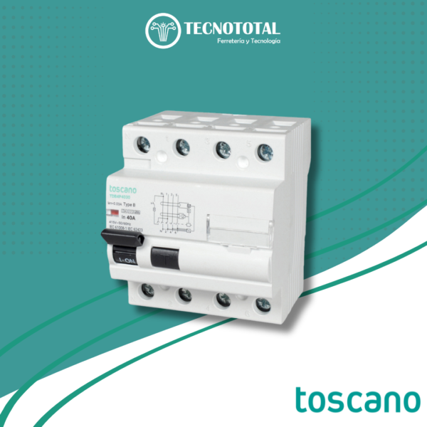 diferencial-4-polos-63a-30ma-clase-b-toscano-tecnototal