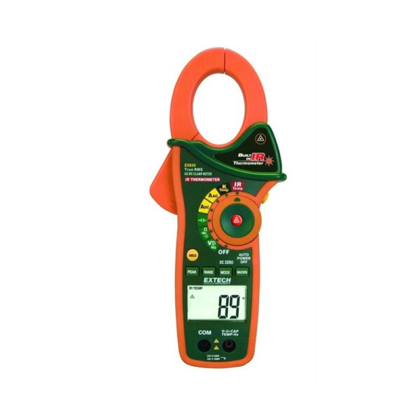 Pinza amperimétrica digital 1000AAC/DC, 600AC/DC, 40MOhms, TRMS - EXTECH EX830