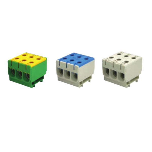 Borne Bimetálico Universal Carril DIN 6 Conexiones 150mm²