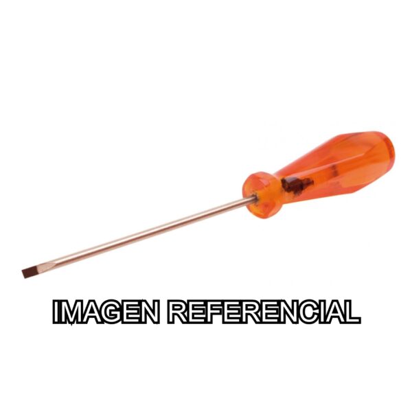 Destornillador de cobre antichispa - Punta plana - 6x150mm