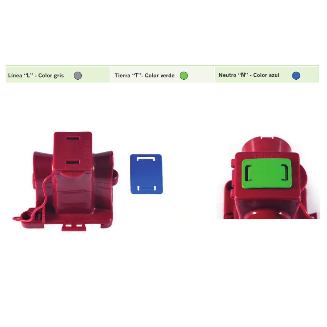 Etiquetas De Marcaje Para Bornes De Seguridad BD 35120 Gris