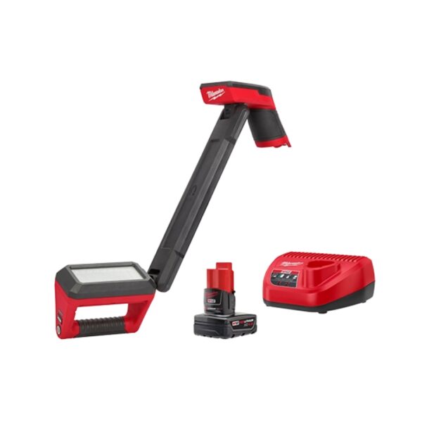 Kit de luz para carrocería m12 de 1200 lúmenes milwaukee