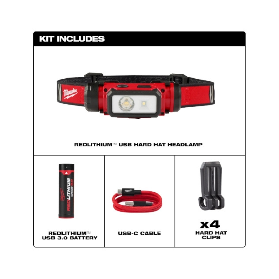 Linterna Industrial para Casco USB Recargable Milwaukee - Imagen 3