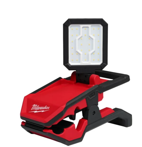 Reflector LED Milwaukee con abrazadera M18 Rover 2000
