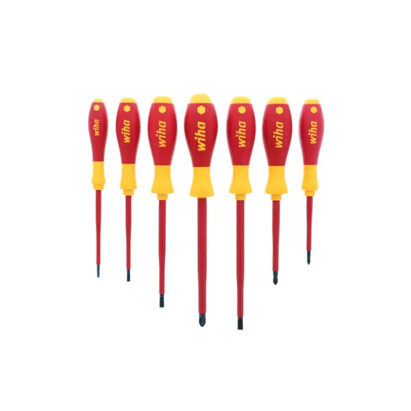 Set 7 Destornilladores Aislados Plano & Phillips Wiha 32099