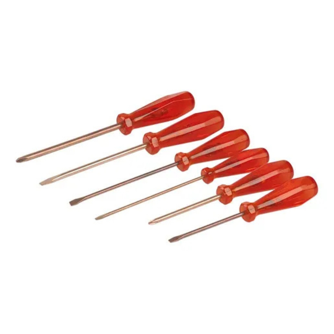 Set de 6 destornilladores antichispa - 4 pl/2 ph - ENDRES