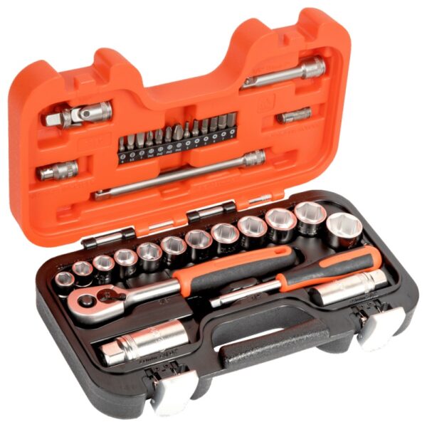 Set de Dados Hexagonales y Ratchet BAHCO S330