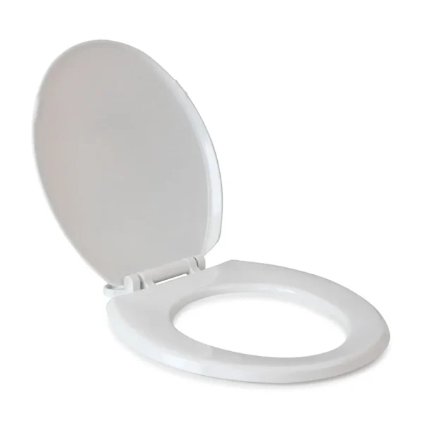Asiento Redondo Blanco para Inodoro TREBOL