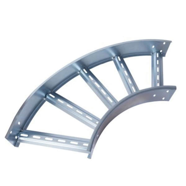 Curva Horizontal con Tapa Galvanizada en Caliente