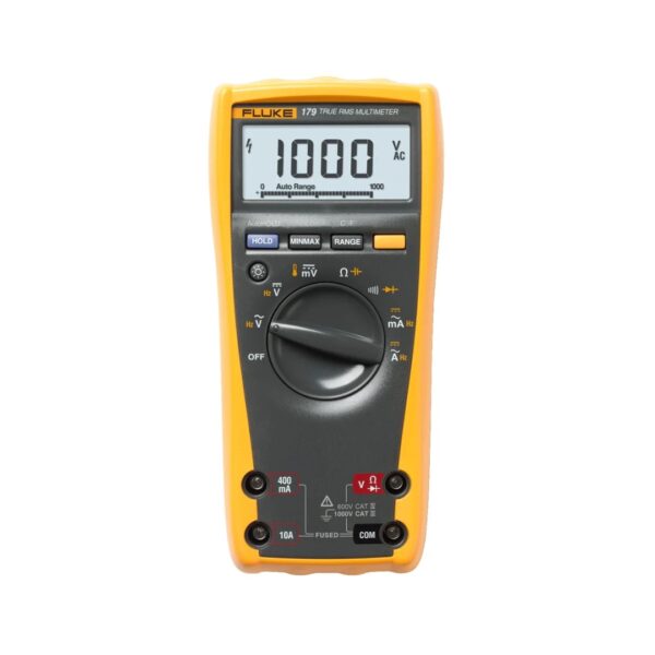 Multímetro Digital Fluke 179 True-RMS 1000 V 10 A con Temperatura
