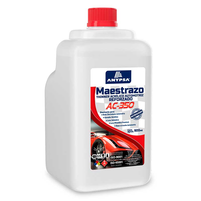 Thinner Acrílico Automotriz AC-350 Maestrazo 2.8L ANYPSA