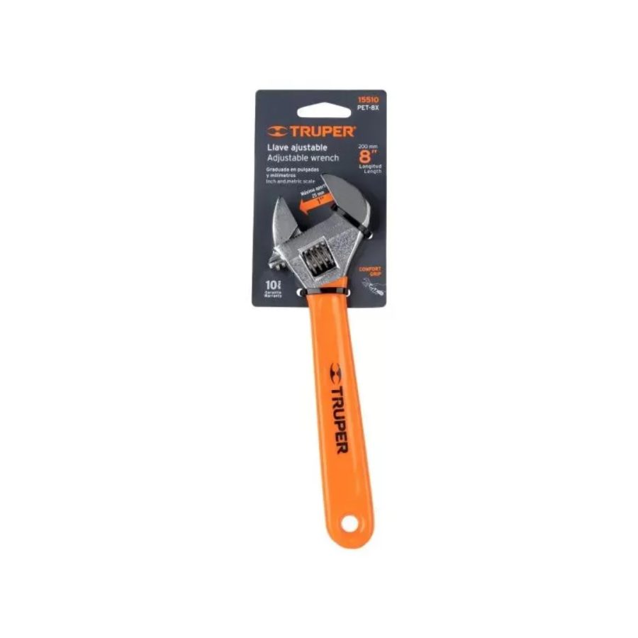 Llave Francesa 8 TRUPER Cód. 15510