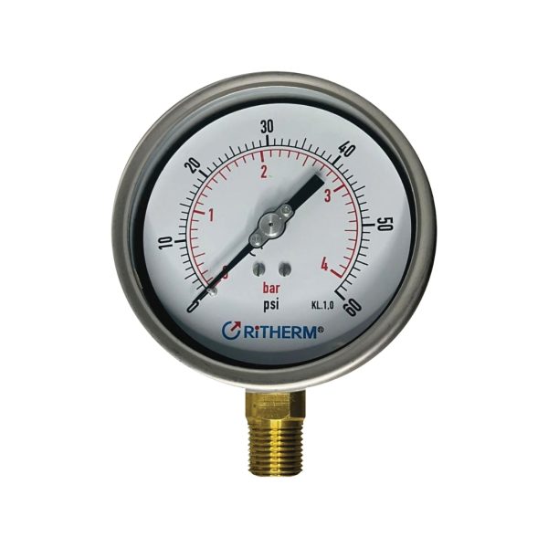 Manómetro RITHERM 4" 0–1500 psi