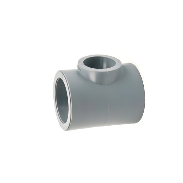 Tee Reducida 3 x 3 x 2 PPR Gris Rotoplas
