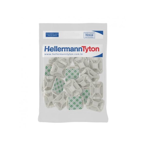 Base adhesiva para cintillos LKCSA Blíster x20 HellermannTyton