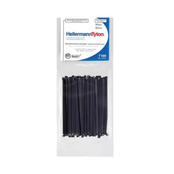 Bridas plásticas 100 x 2.5 mm HellermannTyton