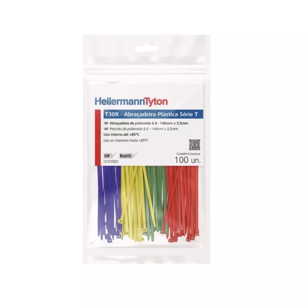 Bridas plásticas Mix Colores 150 x 3.6 mm Blíster 25