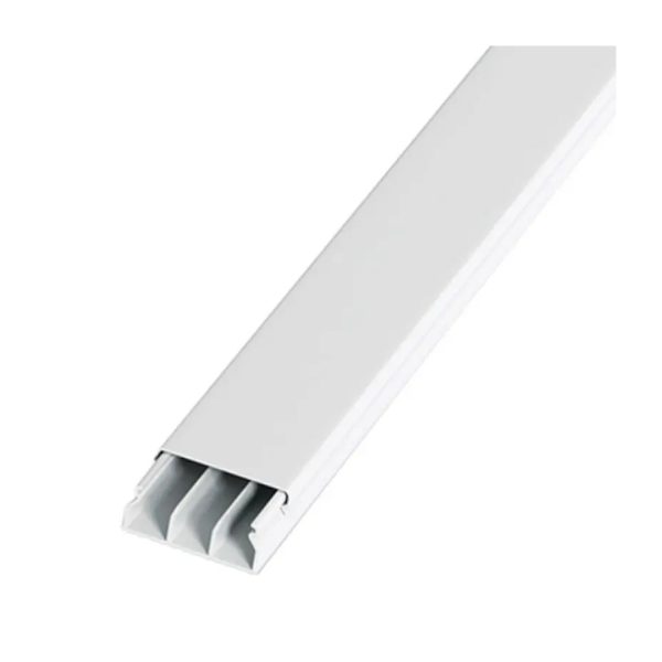 Minicanal 50×20 mm con división y adhesivo HellermannTyton